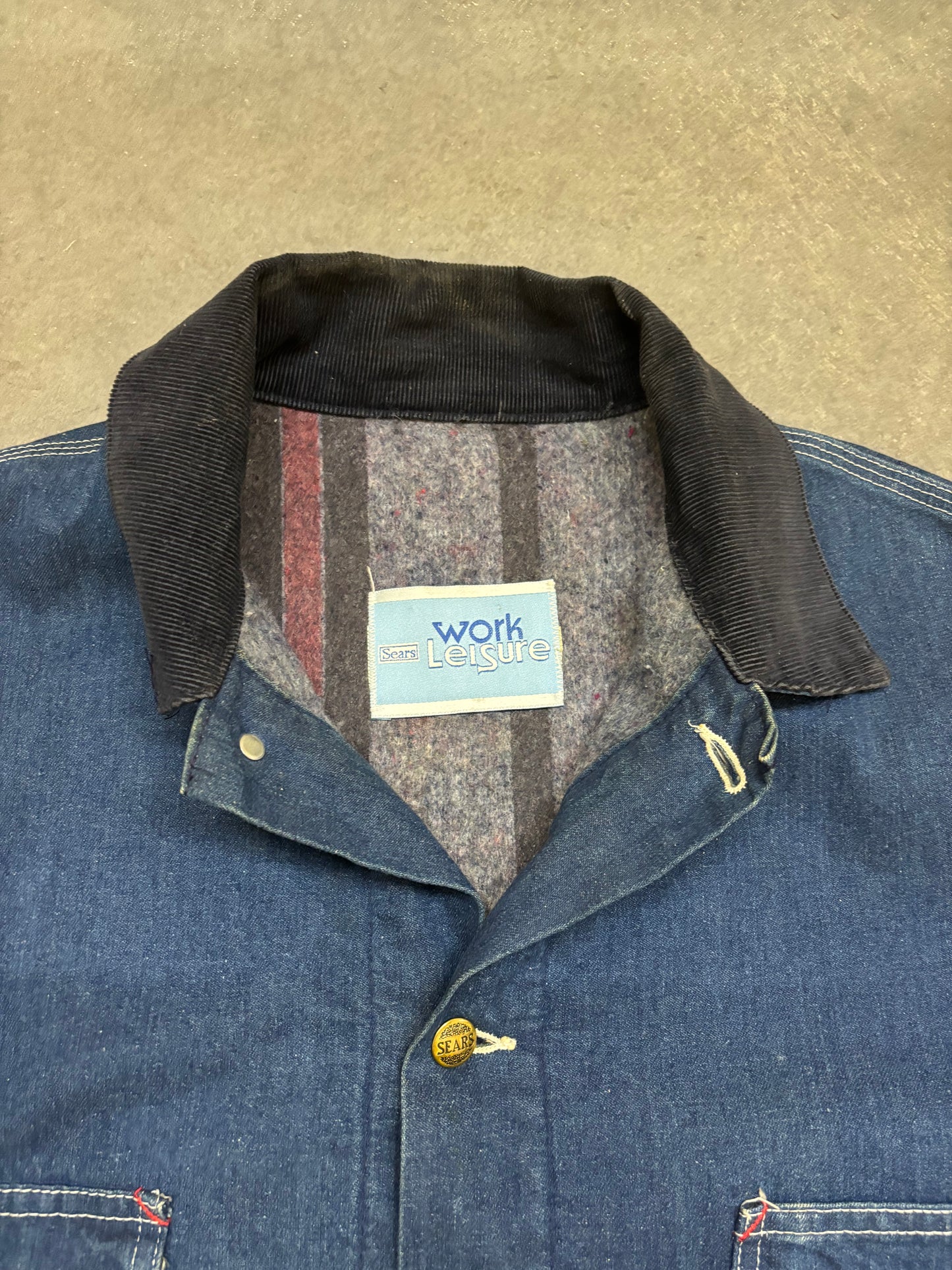 Sears Blanket Lined Chore Jacket - XL