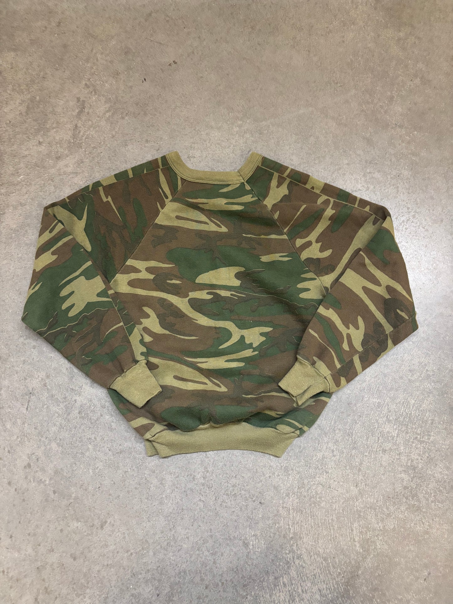 80s Camo Sweatshirt - S