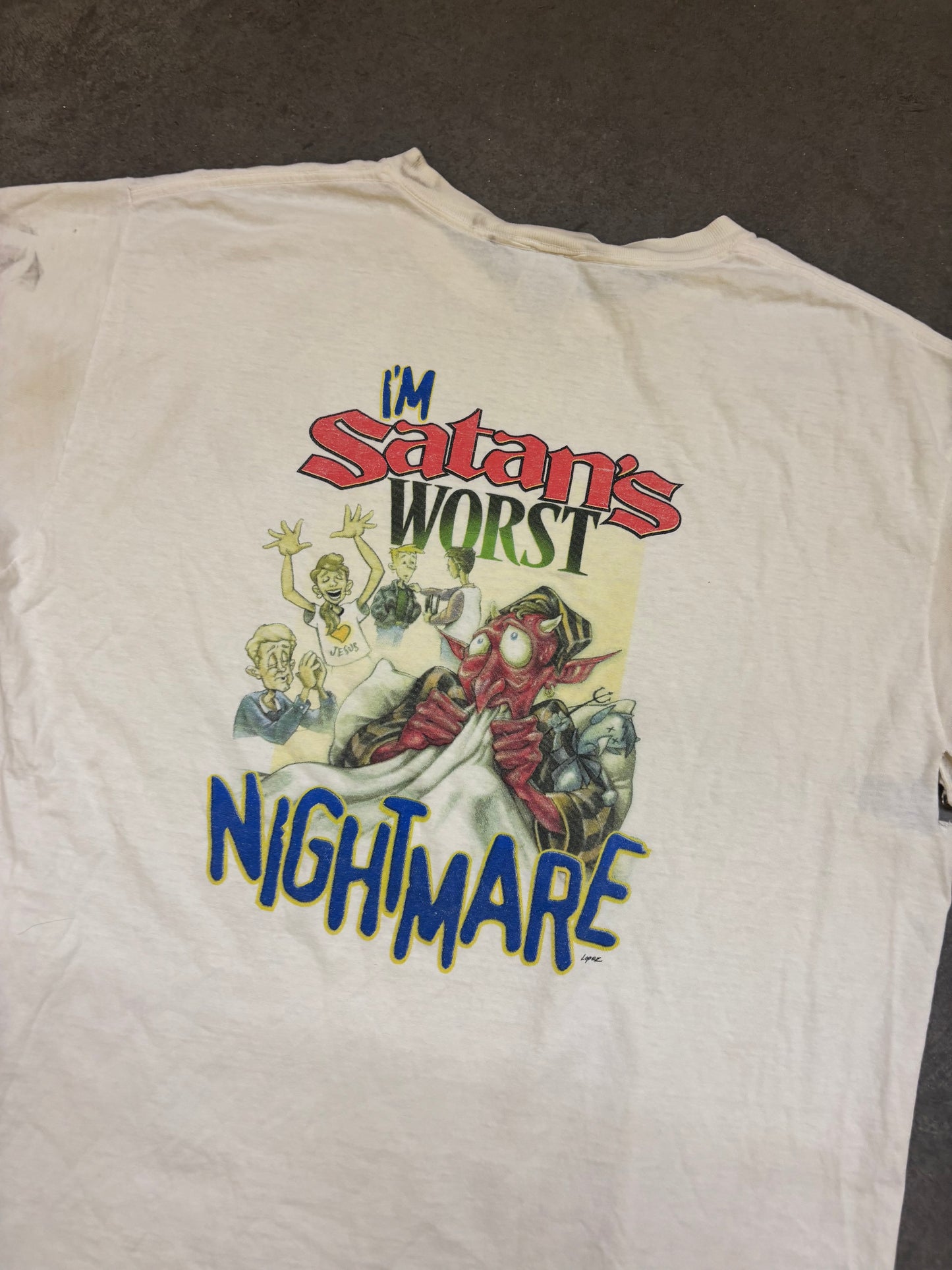2000s "I'm Satans Worst Nightmare" - XL