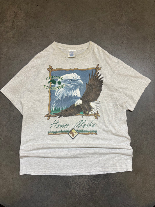 2000s Alaska Eagle Tee - XL